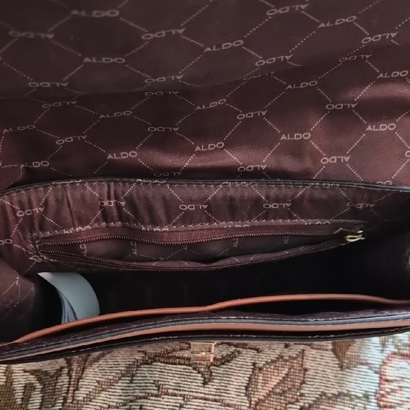 ALDO Multi-Tone Croc and Snake Satchel - Picture 5 of 7